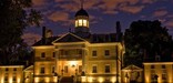 hampton mansion at night